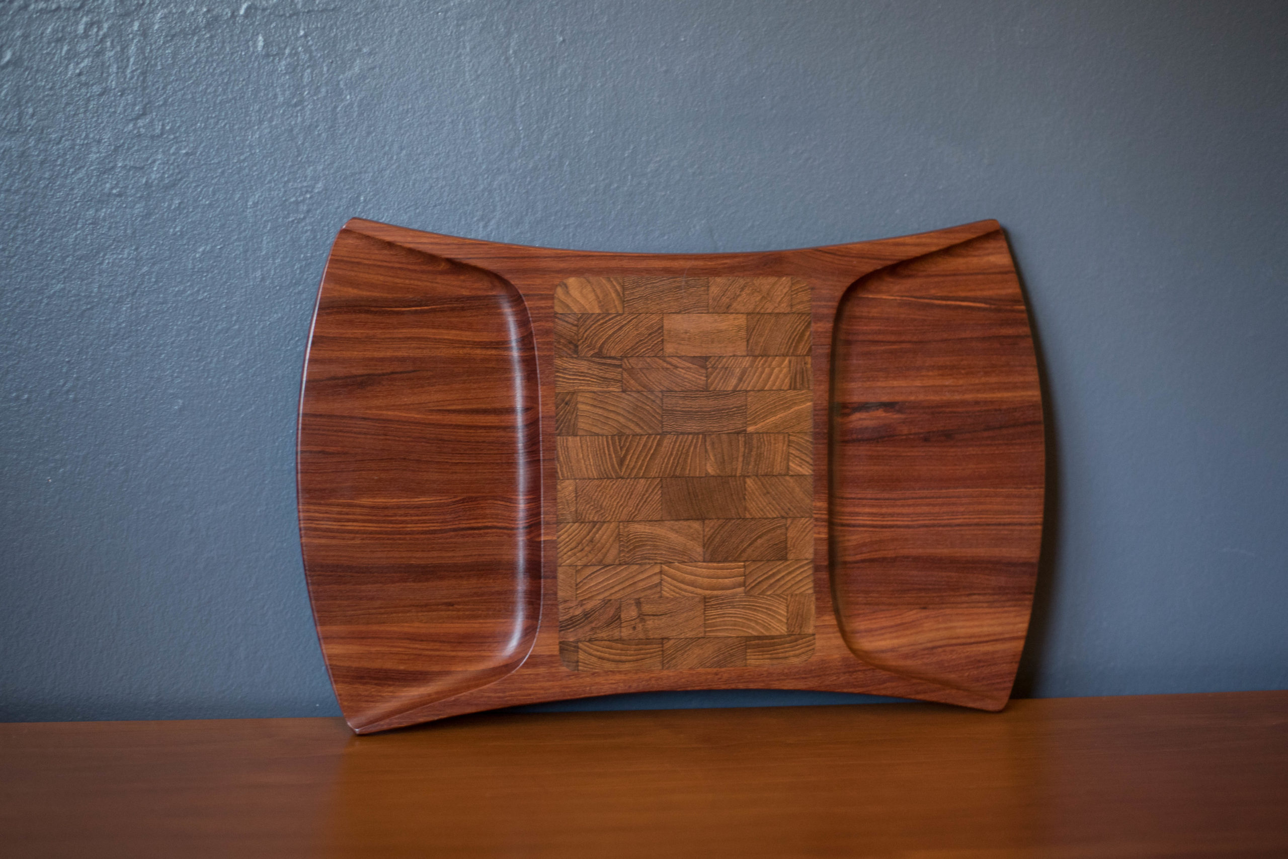 DANSK - DANSK／大きなcutting board／Jens.H.Quistgaard Vintage Rare Woods Dansk Pao Rosa Cutting Board Serving Tray