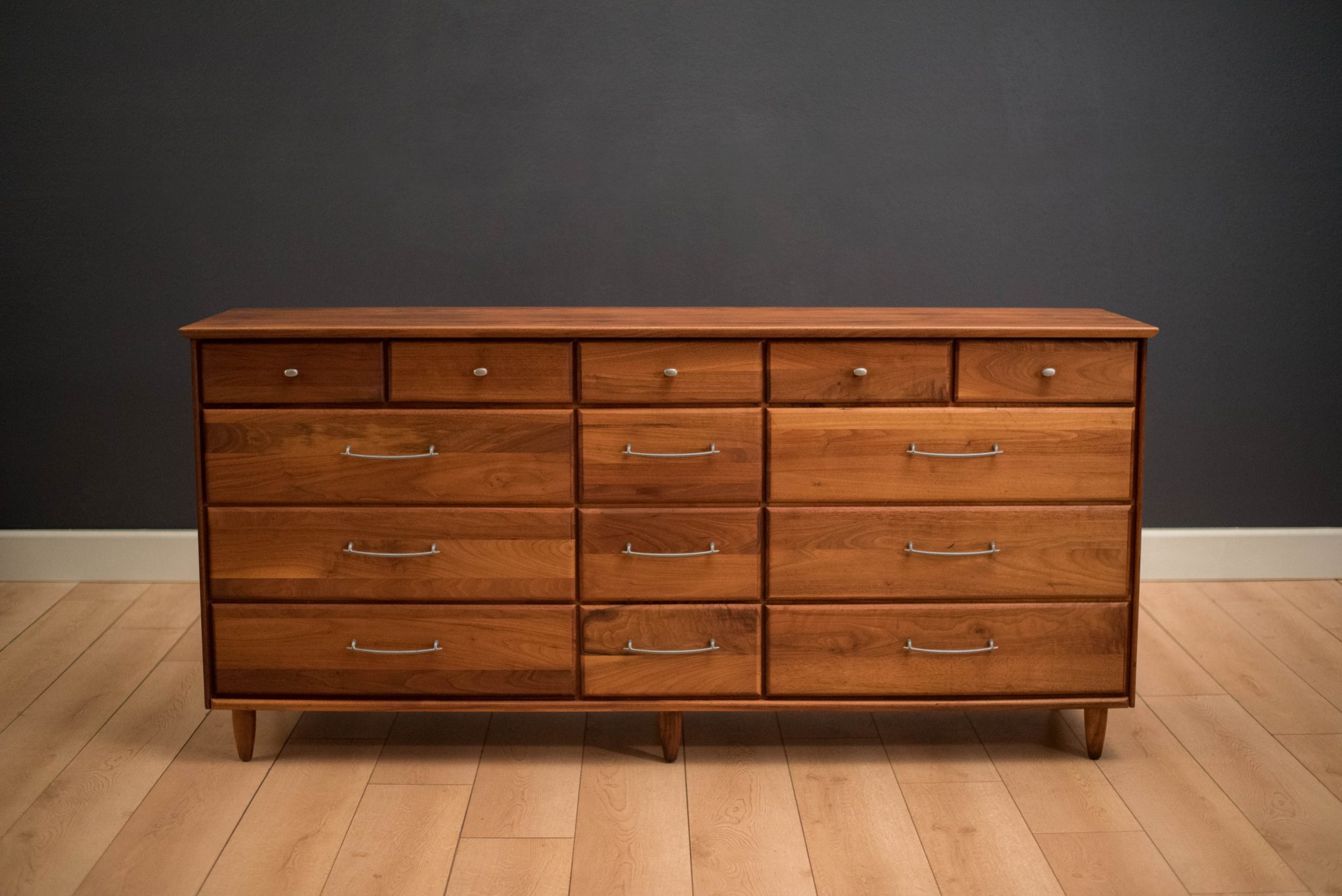 Mid Century Solid Walnut Dresser Mid Century Maddist
