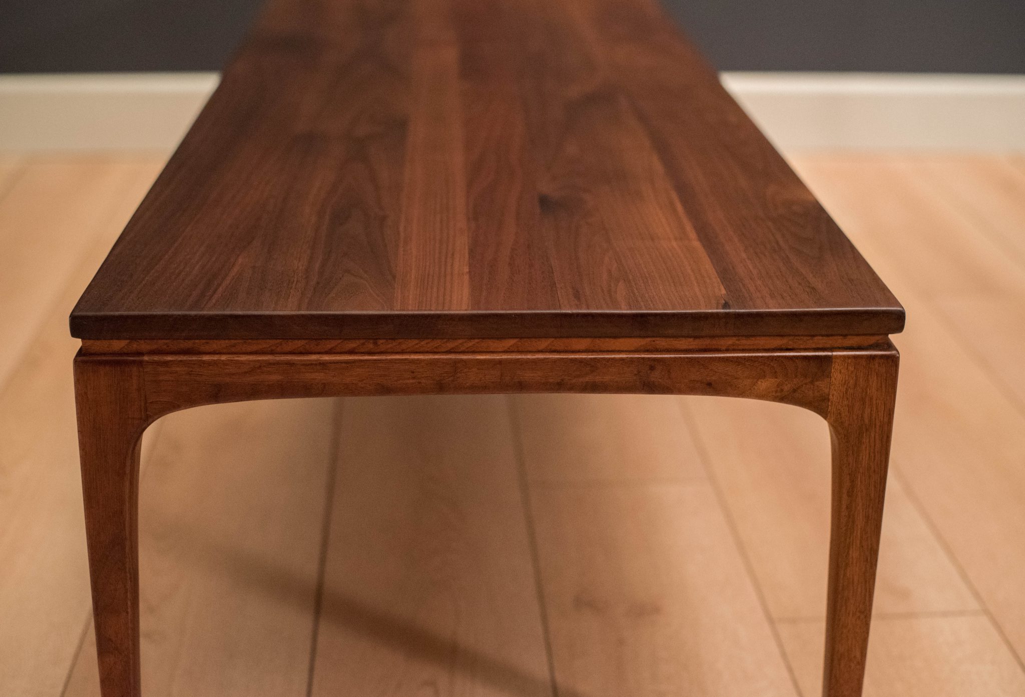 Vintage Solid Walnut Coffee Table by ACEHI Mid Century Maddist