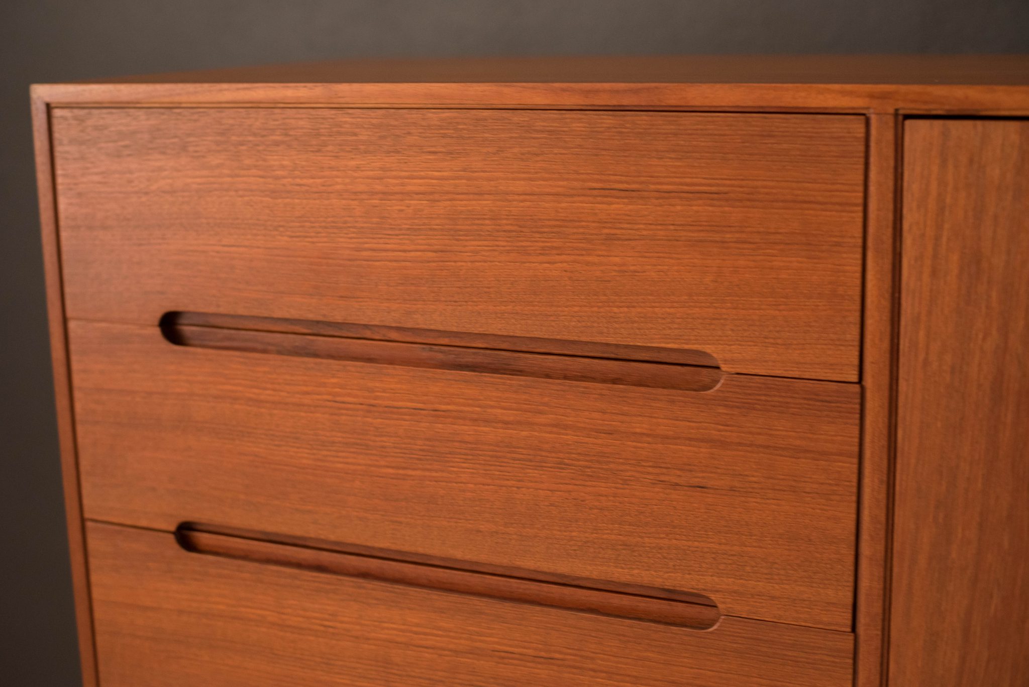 Vintage Danish Teak Gentleman's Dresser Chest by Arne Wahl Iversen