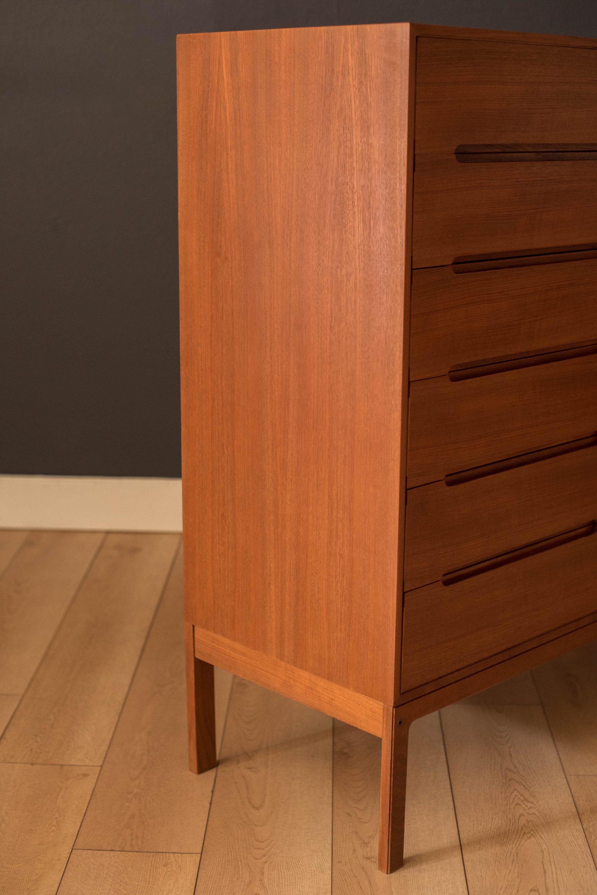 Vintage Danish Teak Gentleman's Dresser Chest by Arne Wahl Iversen