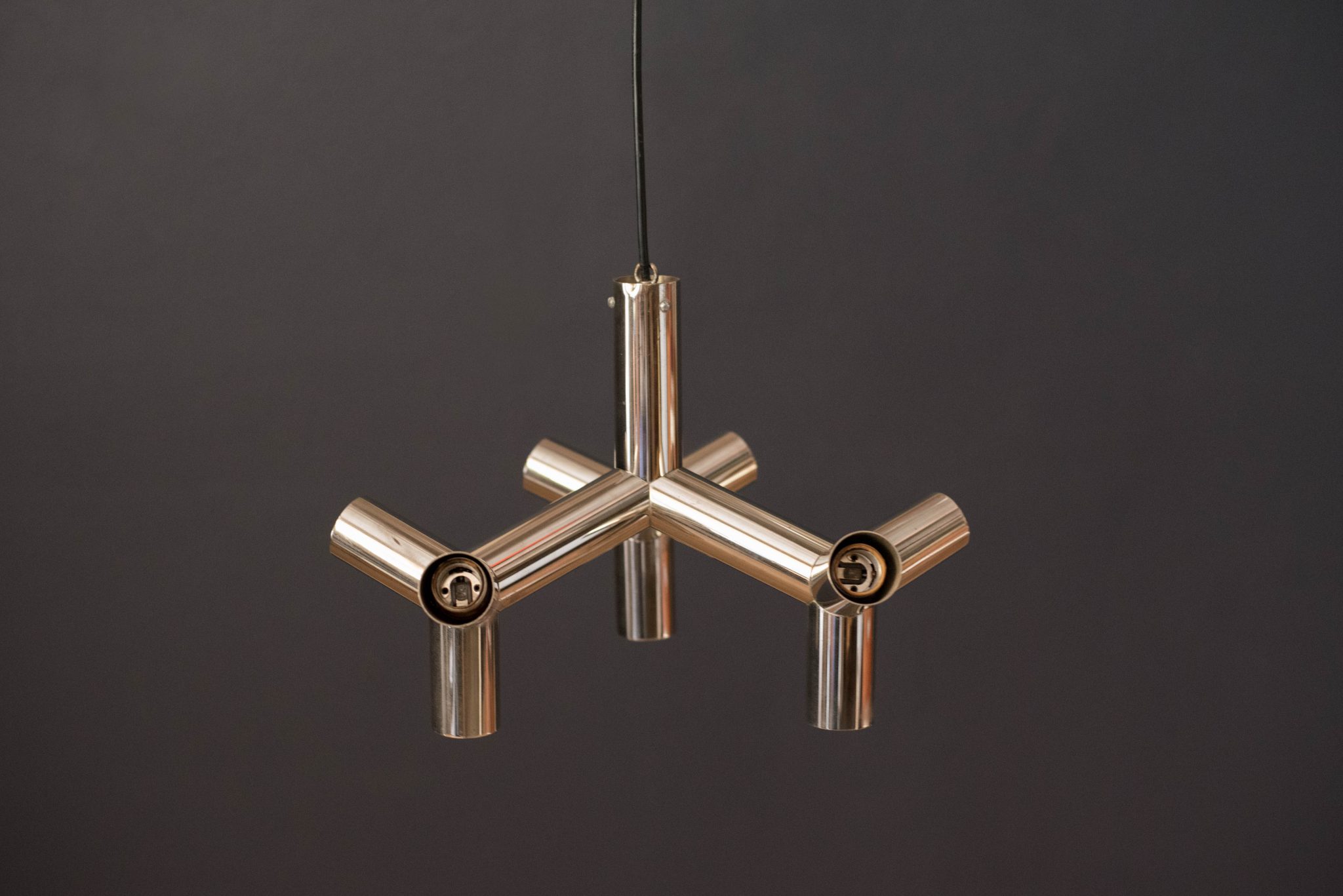 Mid Century Modern Globe Chandelier Chrome Pendant Mid Century Maddist