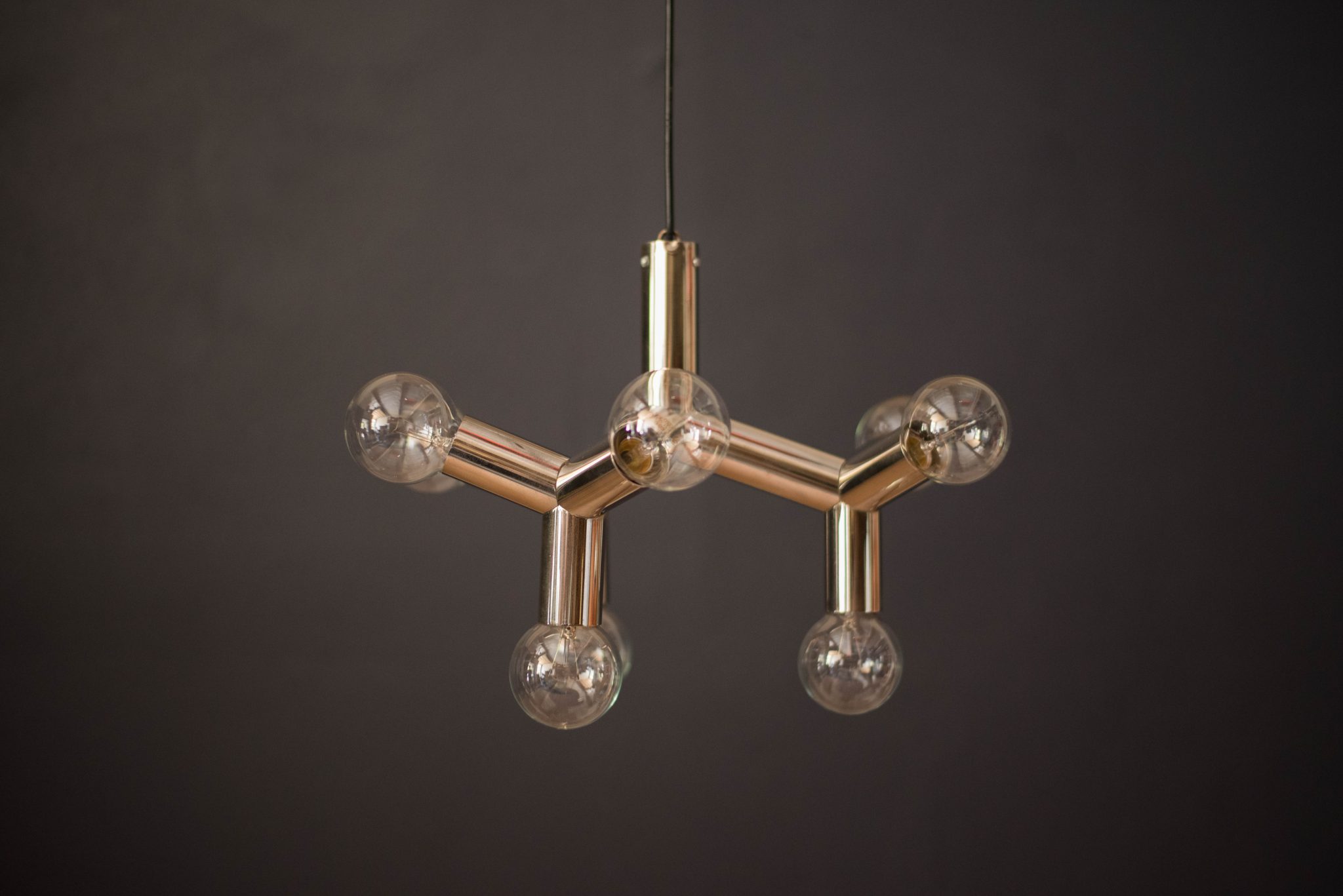 Mid Century Modern Globe Chandelier Chrome Pendant Mid Century Maddist