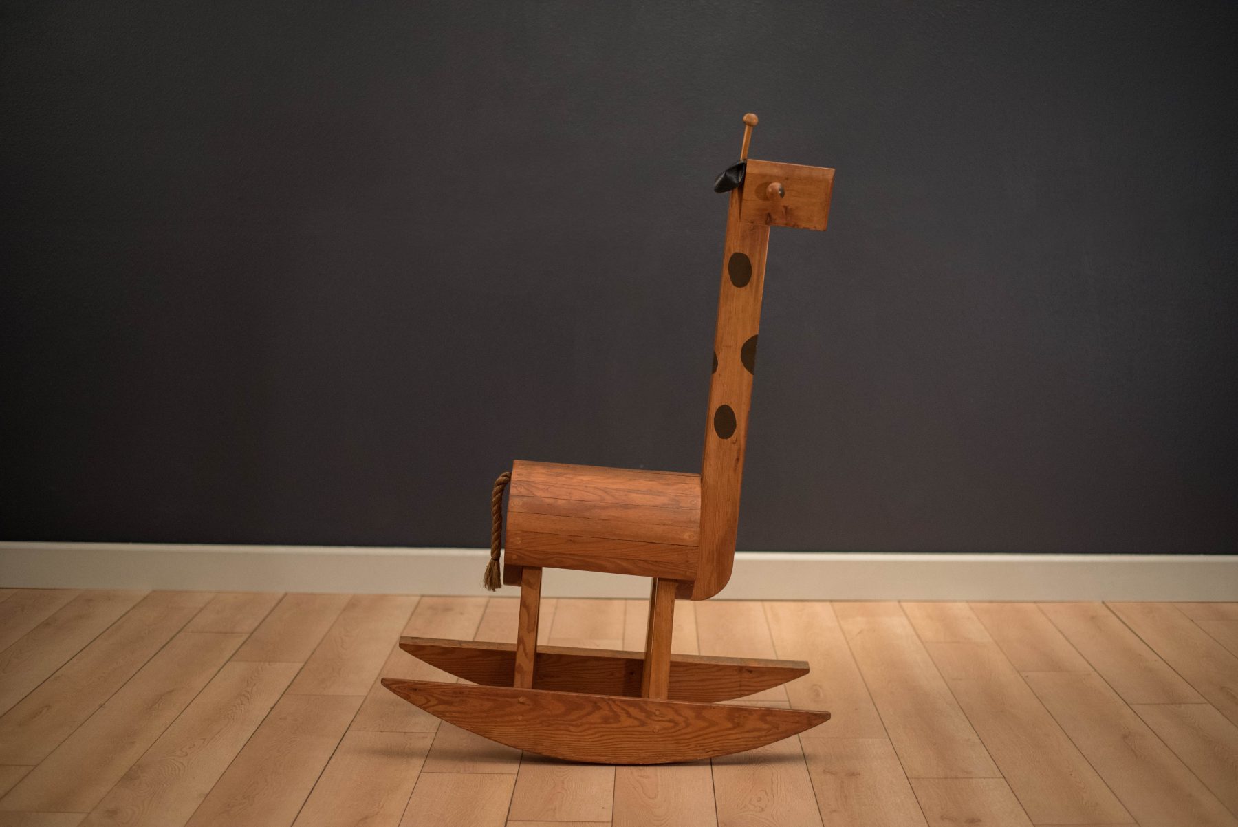 Mid Century Giraffe Rocking Chair Toy - Mid Century Maddist