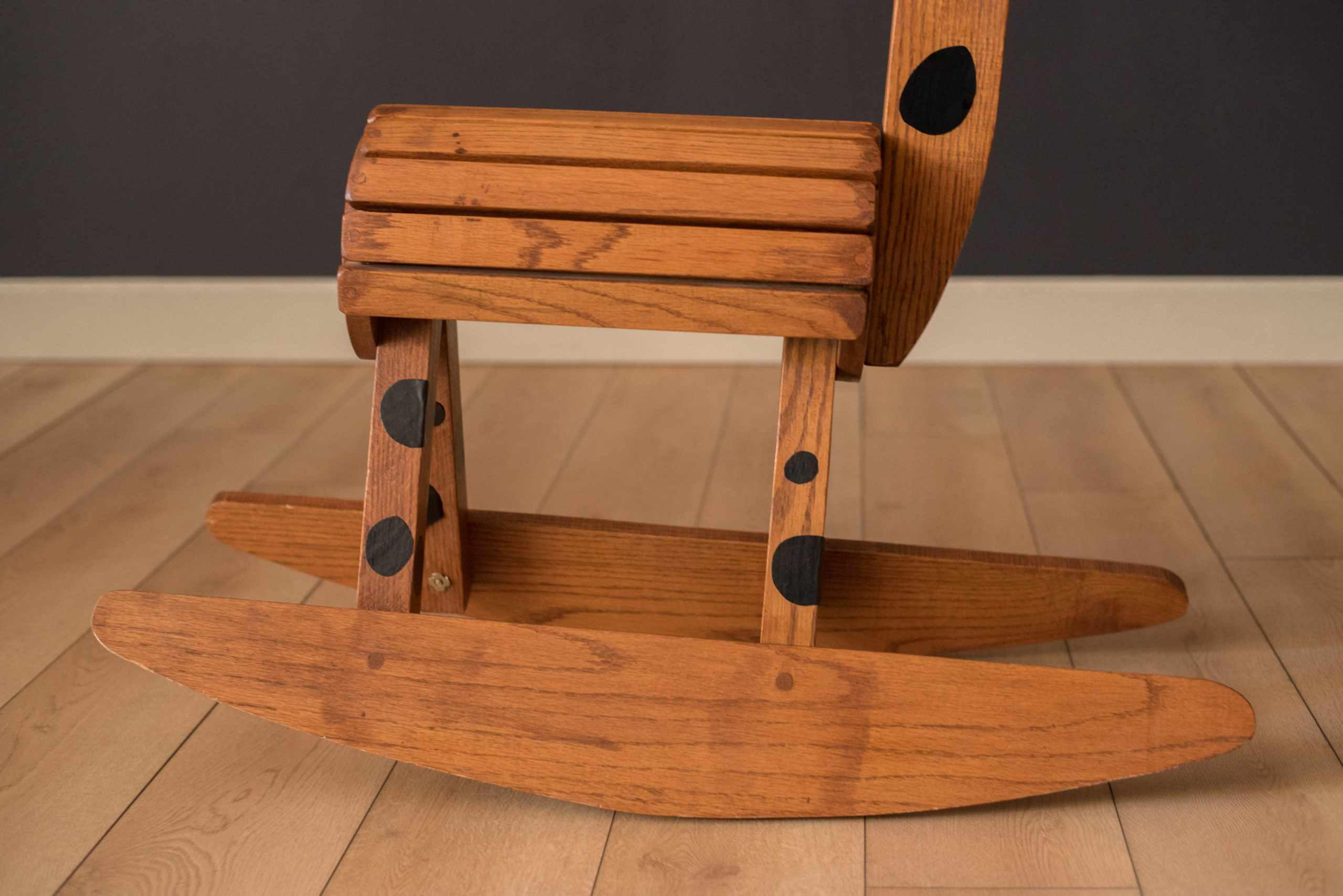 Mid-Century Modern Giraffe Rocker Toy Chair - Mid Century Maddist