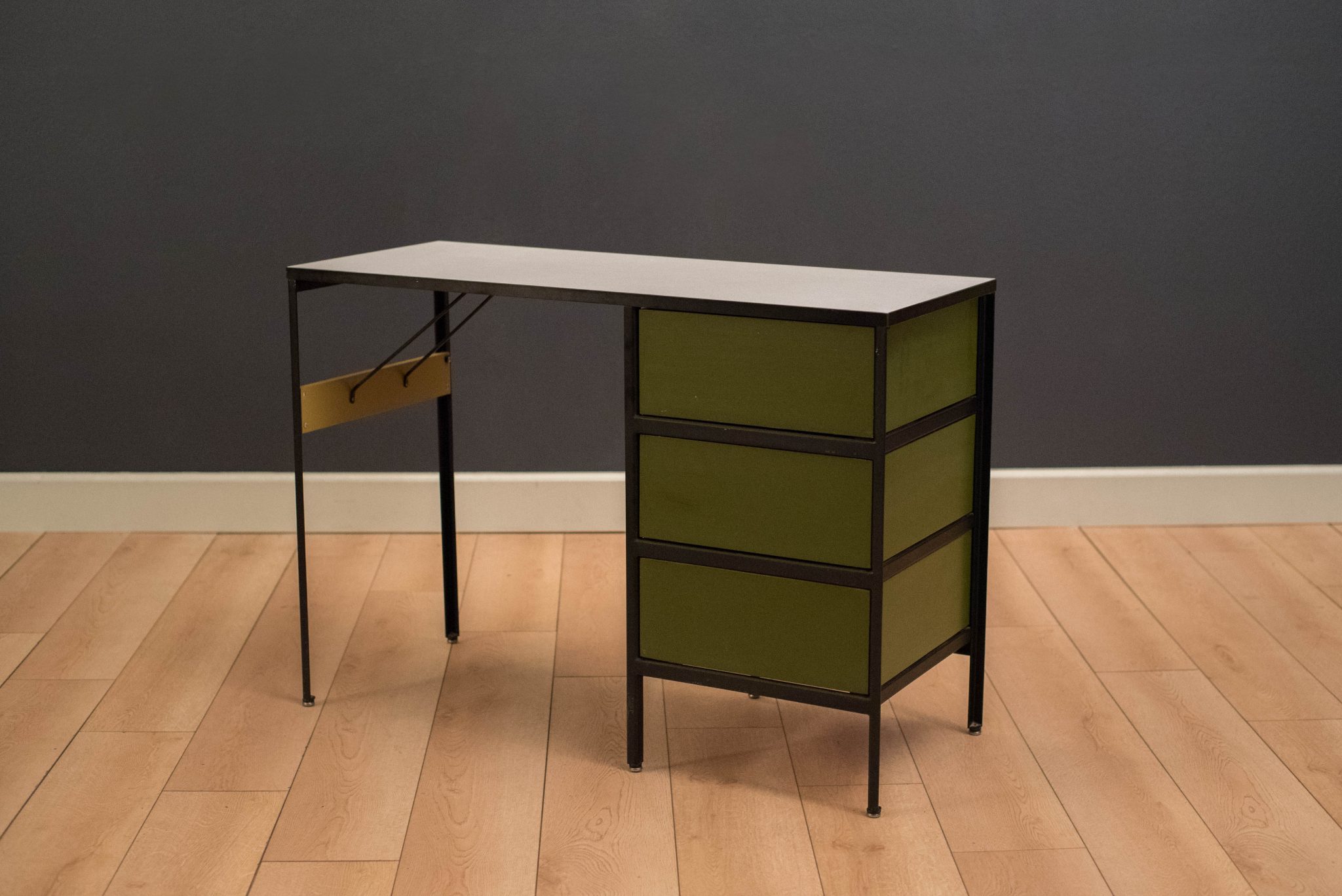 Vintage Nelson Steel Frame Desk for Herman Miller Mid Century