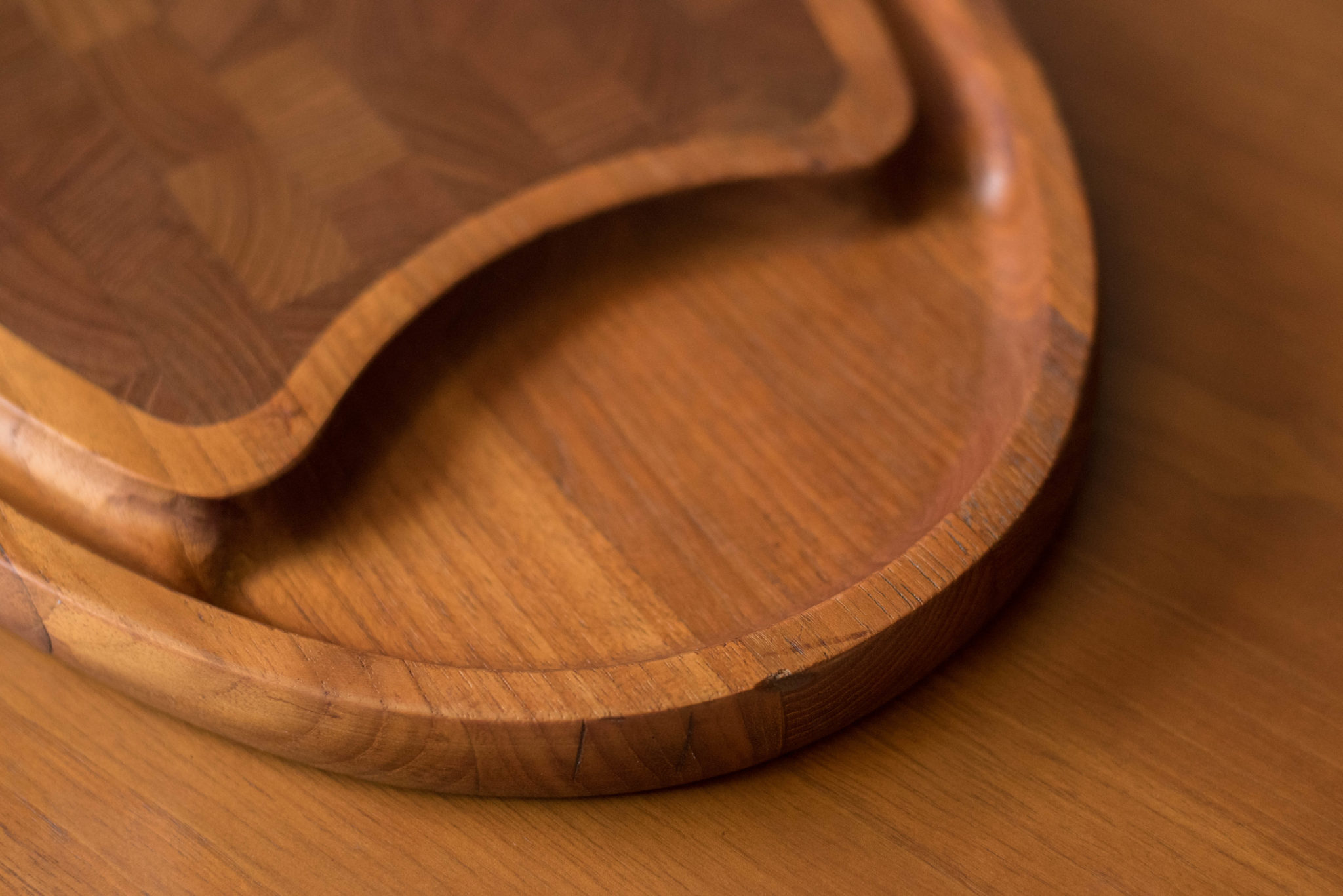 Teak Oval Board with Handle