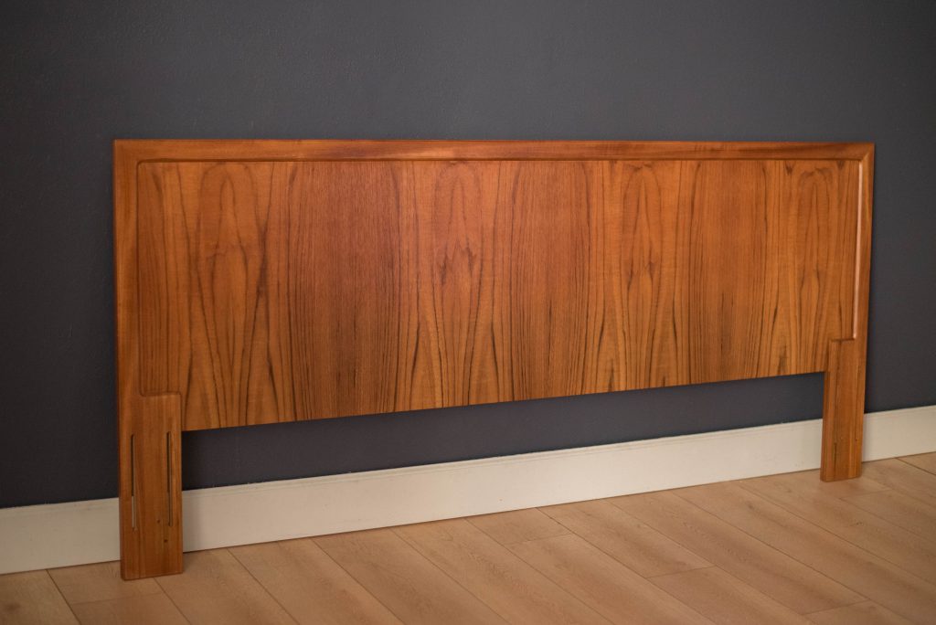 Vintage Danish Teak King Headboard by Arne Wahl Iversen for Vinde