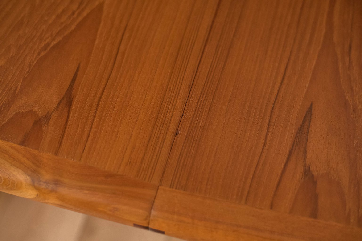 Danish Teak and Rosewood Oval Extending Double Pedestal Dining Table by