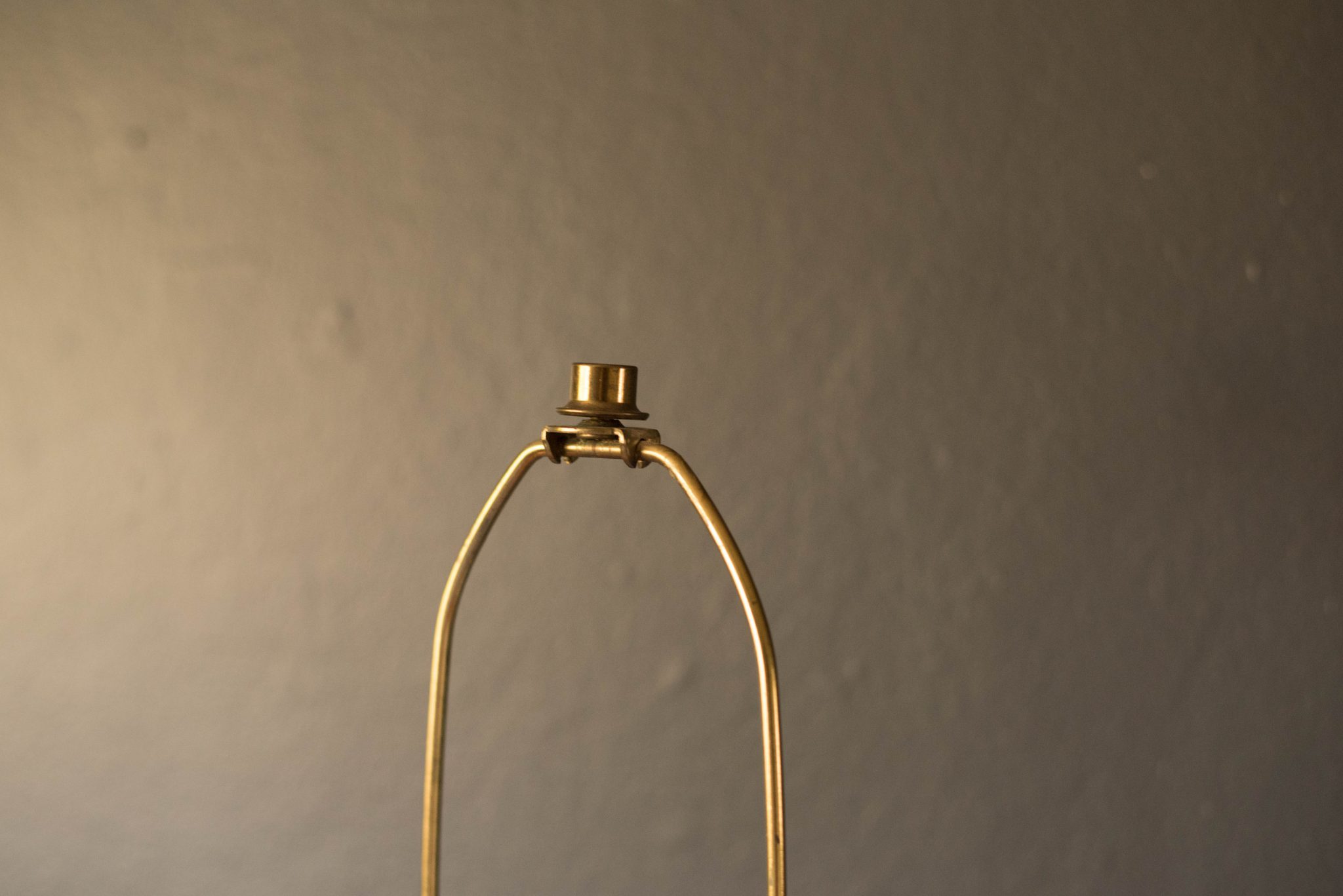 Vintage Solid Mahogany Table Lamp Mid Century Maddist