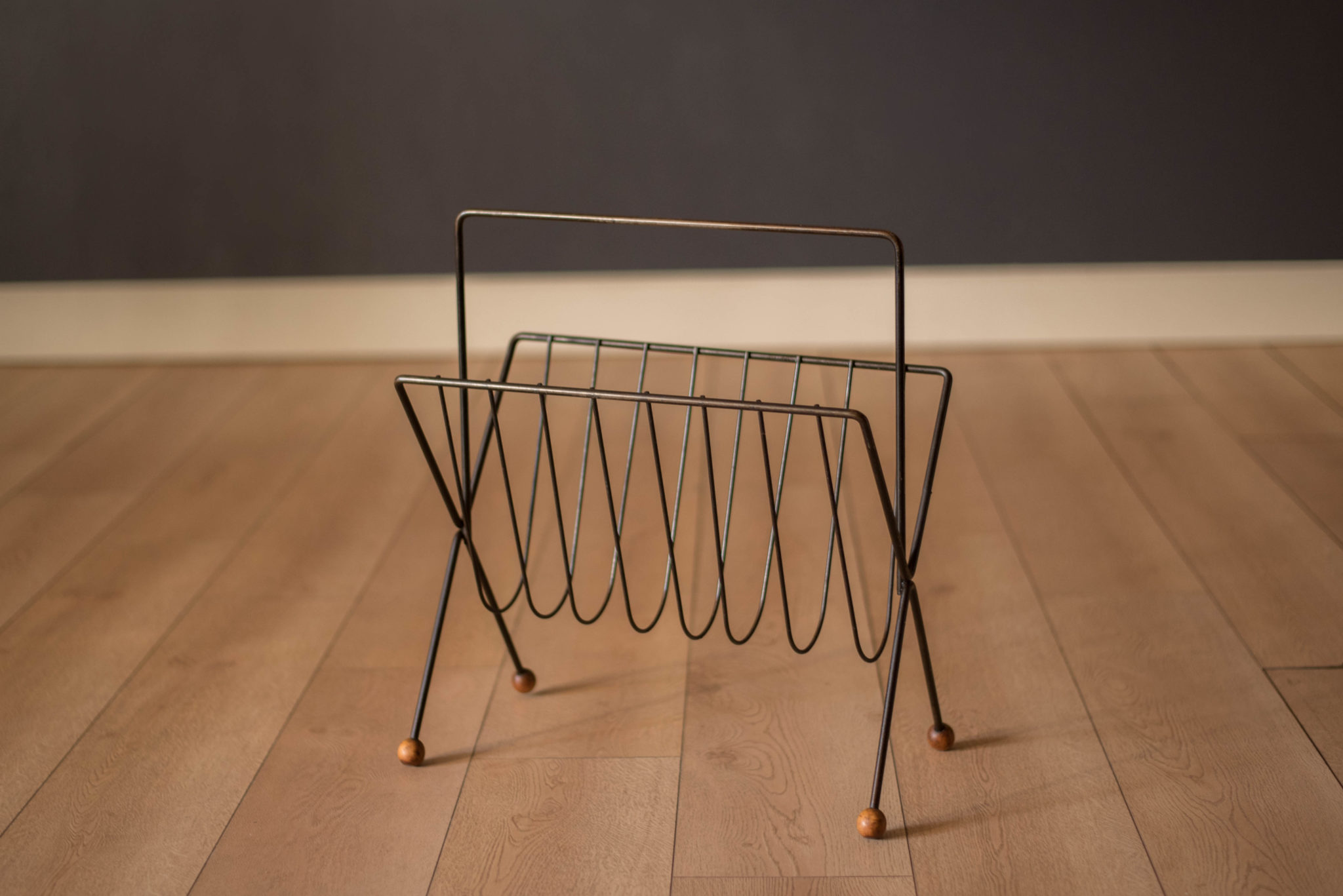 Mid Century Modern Magazine Rack by Tony Paul - Mid Century Maddist