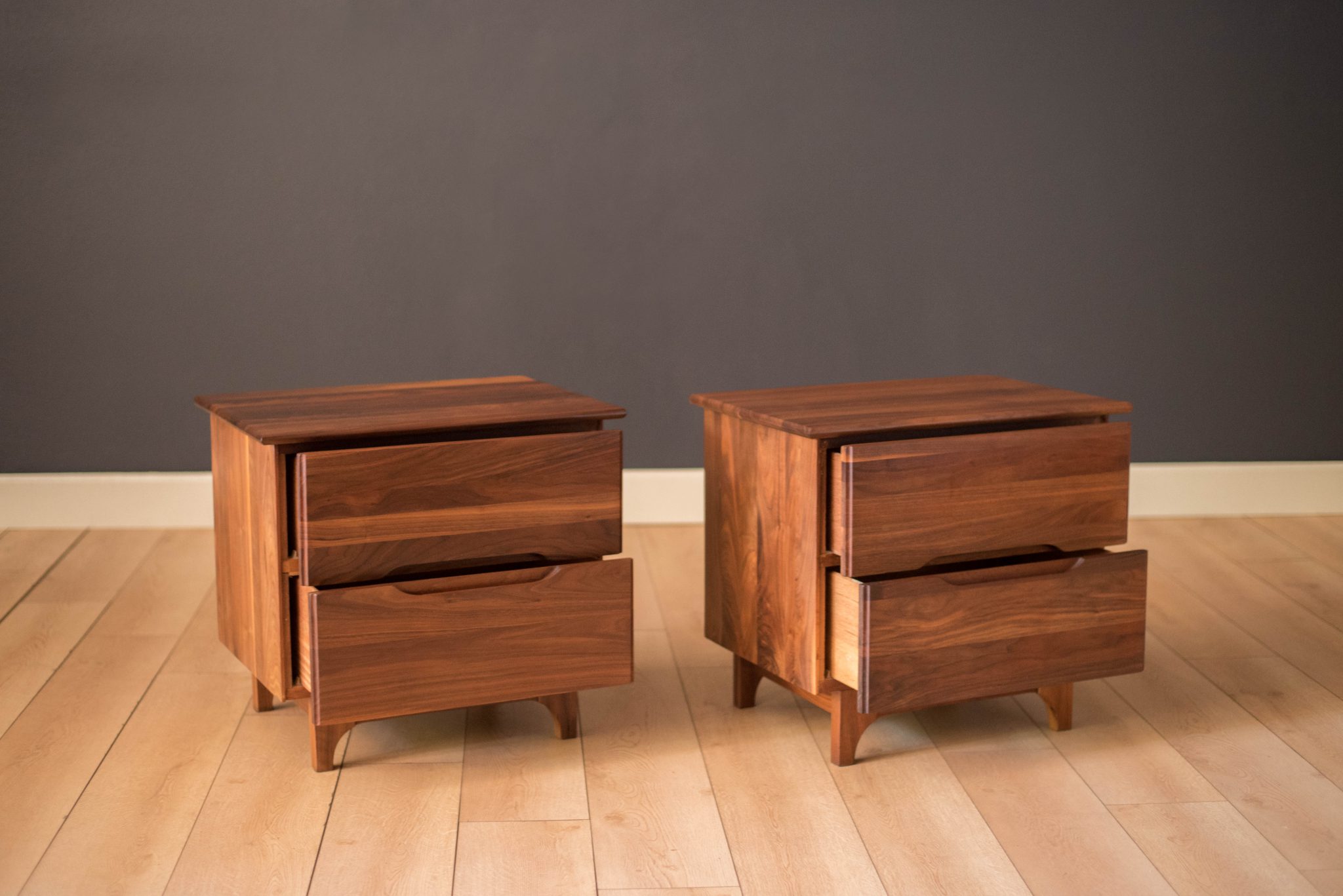 black dresser and nightstand set