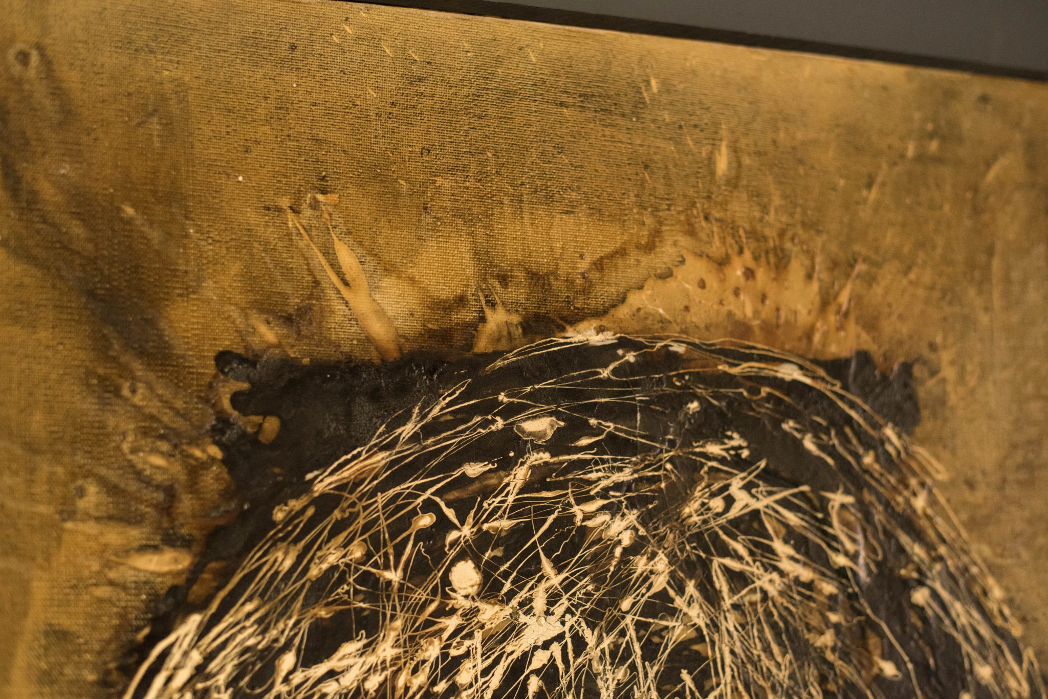 Mid Century Abstract Portrait by Yanni Posnakoff Mid Century Maddist